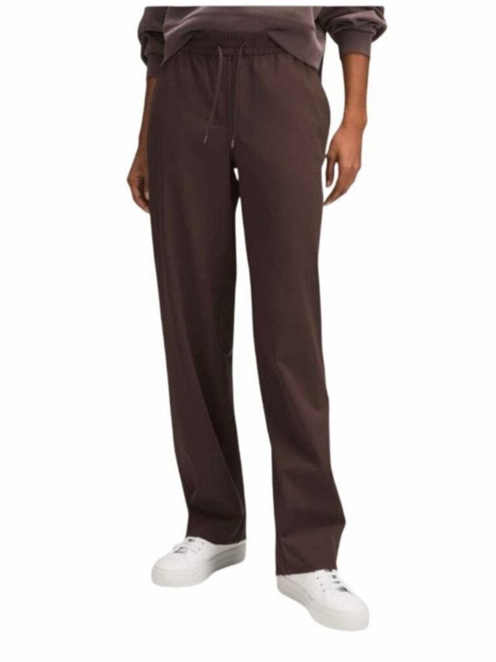 Lululemon Women's Straight-Leg Mid-Rise Pant Luxtreme- Black, Navy, and Brown - Picture 4 of 5